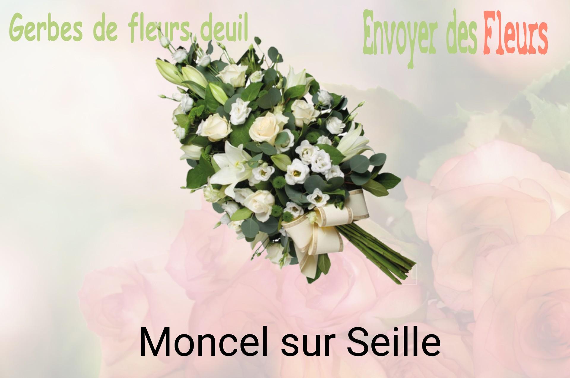 Gerbe de fleurs de deuil livrée à Moncel-sur-Seille