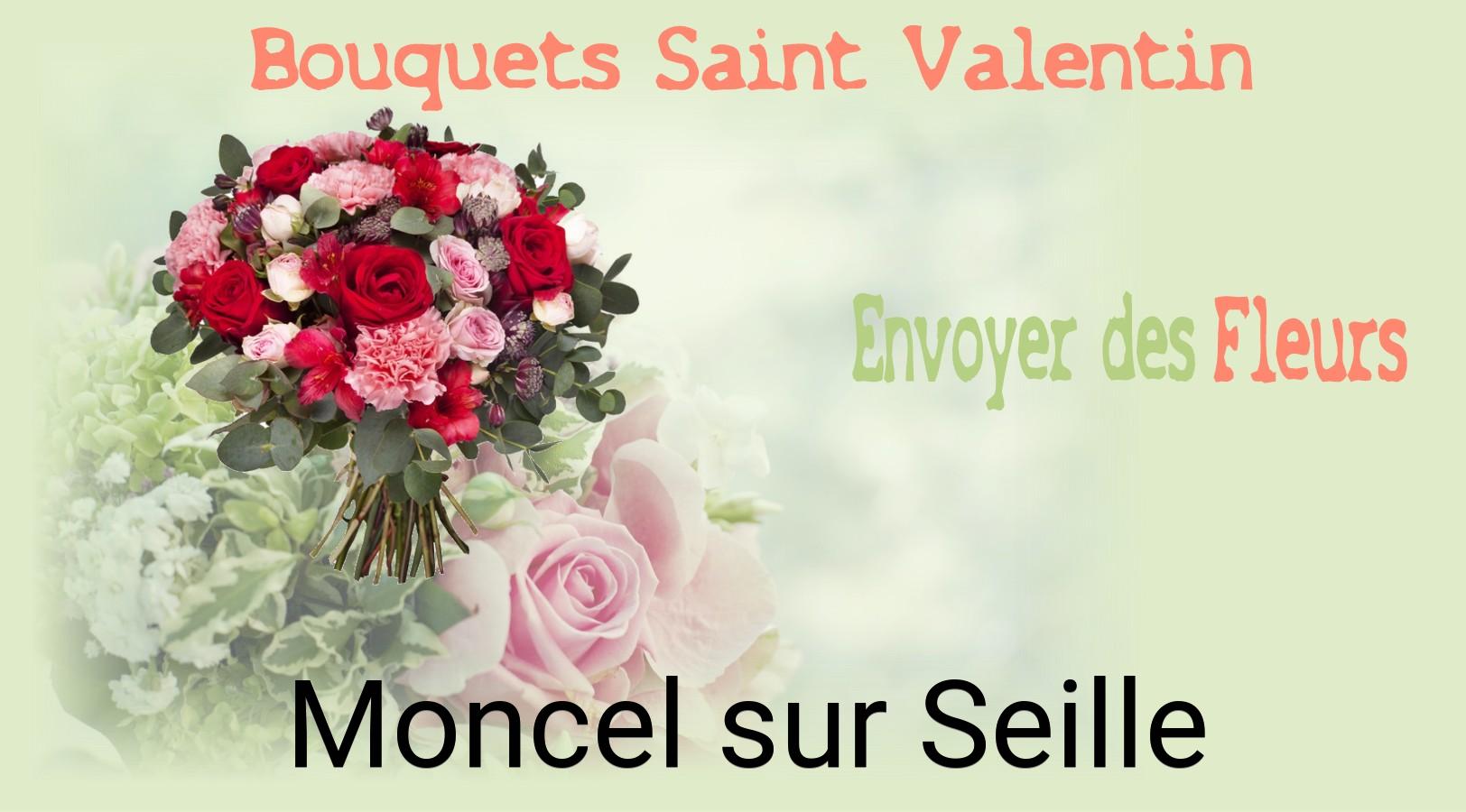 Roses de Saint-Valentin livrées à Moncel-sur-Seille